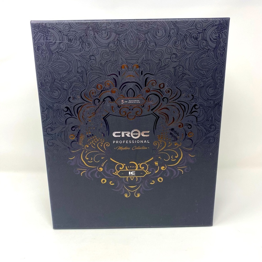 Croc Masters IC Infrared Professional Hair Blow Dryer Black / Chocolate Gold NEW